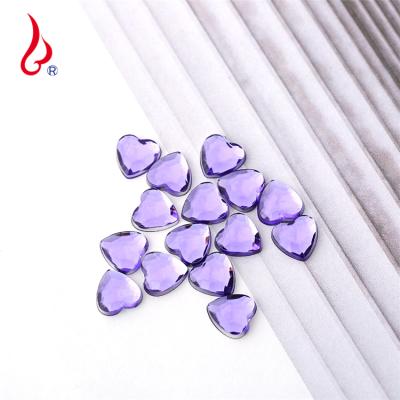 China Wholesales Lan Guang 8mm high quality environment inspection sew on flat back acrylic rhinestones for garment for sale