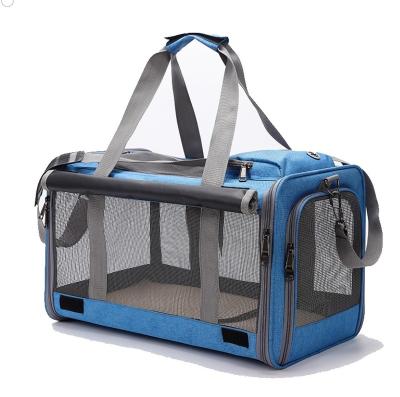 China Large Capacity Viable Cat Bag Portable Breathable Pet Bag for Cats and Dogs Going Out Can be Folded and Portable for sale