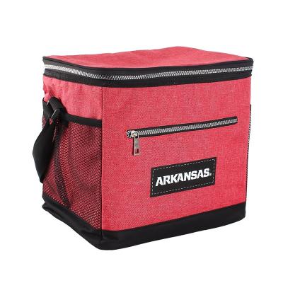 China Custom Recycled Thermal Logo Printed Waterproof Foldable Lunch Insulated Cooler Bag for sale