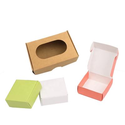 China Custom Biodegradable Eco-Friendly Recycled Materials MONBO Logo Kraft Soap Paper Packaging Box Soap Mailing Box for sale