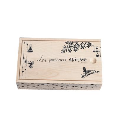 China Handmade Wooden Commemorative Coin Gift Box Packaging Jewelry Box Wooden Drawer Box for sale