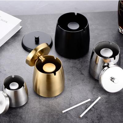 China Eco-friendly Stainless Steel Ashtray Tapered Ashtray Fashion Ashtray for sale