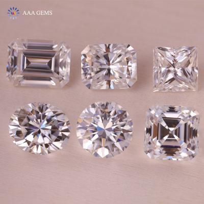 China Jewelry Making Jewelry AAA Gems China Moissanite Synthetic Loose Stones 6*8mm 7*9mm White Oval Moissanite for sale