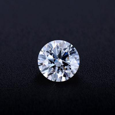 China Handmade White Gemstone Diamond Beads Moissanite Star Round Moissanite Loose Diamond for sale