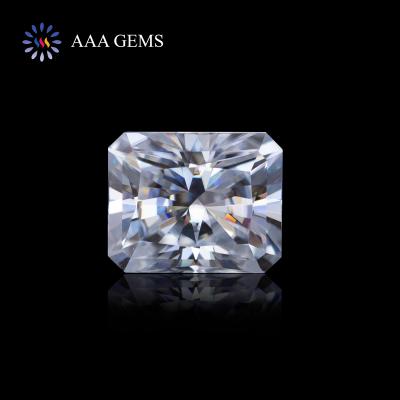 China Jewelry Making Moissanite Radiating White Color D G E-F H Lab Developed Moissanite Diamond Vvs Moissanite for sale