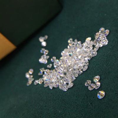 China Jewelry Making 0.8-2.9mm DEF VVS Round Melee White Moissanite Price Per Carat With Large Ready Stock Supply for sale