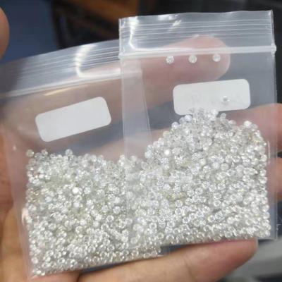 China Jewelry Making 1 Carat Diamond Price 1-3mm Moissanite Lab Created Diamond Loose Beads Stone Melee Synthetic Moissanite for sale