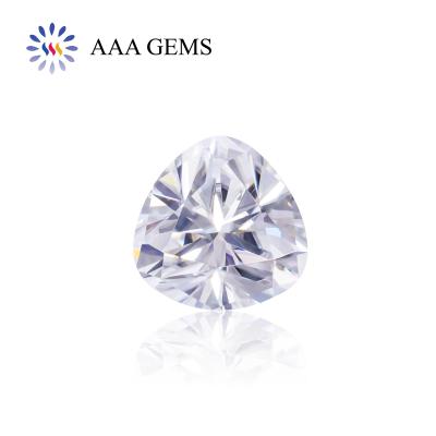 China Jewelry Making Lab Created Moissanite GRA Certified Moissanite Trillion White Formed 1ct DEF Diamond Loose Gemstone Jewelry Making Trillion Cut for sale