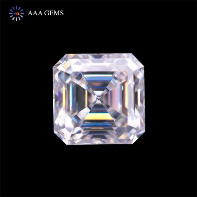 China Star Asscher Shape Passes Tester DE VVS Loose Moissanite Diamonds For Jewelry for sale