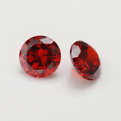 China 2021 New Technical Brilliant Cut Red Star Moissanite Loose 5.0mm, 6.5mm, 7.5mm, 8.0, 1cts Round Moissanite for sale