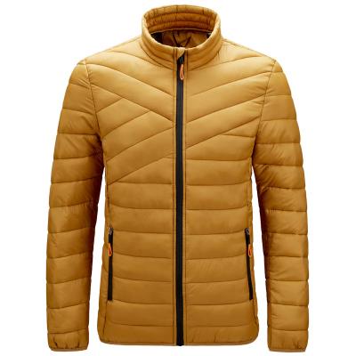 China China factory waterproof men padded jacket coat casual light quilted jacket for winter HS010 for sale