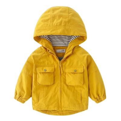 China Spring Autumn Toddler Boy's Clothing Sets Baby Boys' Headgear Wind Waterproof Sports Jacket for sale