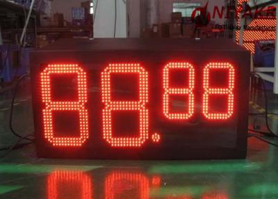 China Digital Electronic Led Fuel Price Signs 20 Inch 88.88 Format Weatherproof for sale