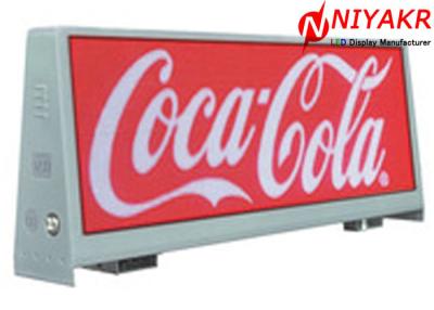 China High Brightness P5 LED Taxi Top Advertising Double Sides 5000 Cd/sqm for sale