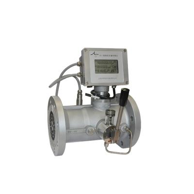 China DC24V Gas Aluminum Alloy Natural Gas Intelligence Turbine Flow Meter For Sale for sale