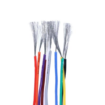 China Silicone 24AWG0.2mm2 Cable 600V Cable Wire High Temperature Resistant Copper Electronic Heating Awm for sale