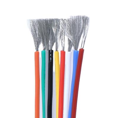 China A.W.G. Silicone Coated Heating Wire copper core 16 for sale