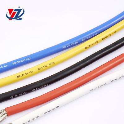 China Electric Wire Heating Cheap Silicone Insulated 16mm Copper Wire for sale