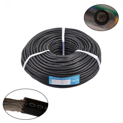 China Factory direct sale high quality color silicone 4AWG wire 25mm cable sun heating and antifreeze protection for sale