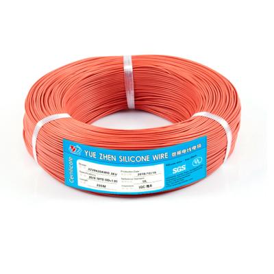 China 3KV 6KV 10KV 20KV UL3239 Heating Silicone Wire Silicone Rubber Cable Silicone Rubber High Voltage Wire for sale