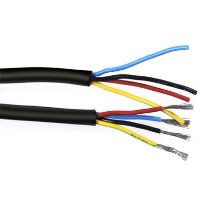 China Aerial Free Sample Outdoor Electrical Cable 4x0.75mm2 Silicone Wire for sale