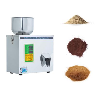 China Automatic Food Sugar Spice Powder Coffee Bean Rice Pouch Grain Granule Particle Tea Bag Small Weighing Filling Machine for sale