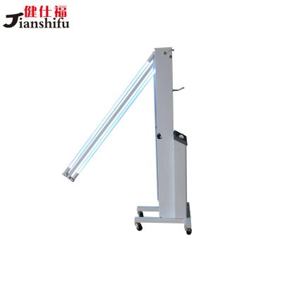 China Hospital Household Uv Sanitizer Lamp Car , Mobile Ozone Uv Light Sterilisation Trolley for sale