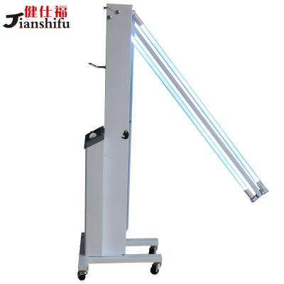 China Portable Hospital Ultraviolet Light Sanitizer , Sterilizing Lamp Height Adjustable Caster for sale