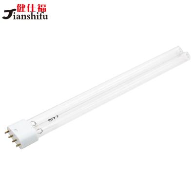 China 55W UVC Sterilizer Lamp Ultraviolet Sterilize Tube 15mm Single End 4 Pins for sale