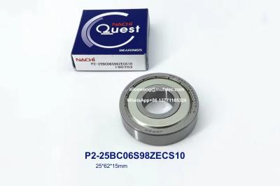 China P2-25BC06S98ZECS10 25BC06S98 automotive generator bearings one side steel seal bearings 25*62*15mm for sale