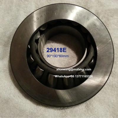 China 29418E spherical roller thrust bearings heavy duty bearings 90*190*60mm for sale