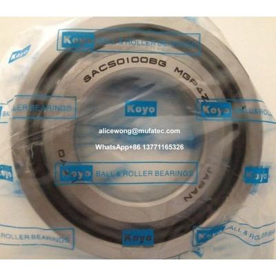 China SAC50100 angular contact ball bearings high precision ball bearings 50x100x20mm for sale