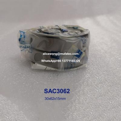 China SAC3062 Machine tool spindle bearings angular contact ball bearings 30x62x15mm for sale