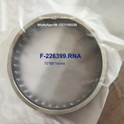 China Chrome Steel Needle Roller Bearings for Printing Press Machines F-226399.RNA 75x89x14mm for sale