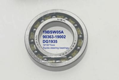 China 19BSWD05A 90363-19002 DG1935 Niet-standaard Deep Groove Ball Bearings 19x35x7mm voor Toyota stuurdeel Te koop