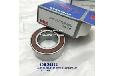 China 30BD5222 30x52x22mm Auto Air Condition Compressor Bearings Double Row Ball Bearings for sale