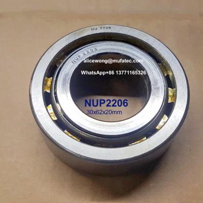 China NUP2206 Cylindrical Roller Bearings 30x62x20mm Cylindrical Roller Bearing, Steel Cage for sale