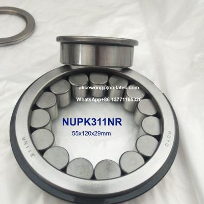 China NUPK311NR NUPK311 Cylindrical Roller Bearing 55x120x29mm With Snap Ring for sale