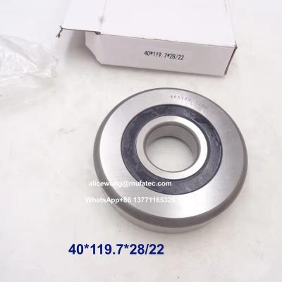 China 40x119.7x28/22 Forklift Mast Roller Bearings Non-standard Ball Bearings for sale