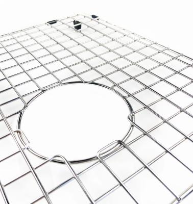 China Without Faucet Custom Modern Sink Bottom Grid Draining Rack Stainless Steel Sink Protector Metal Grid For Kitchen Sinks for sale