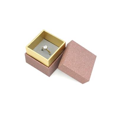 China Recyclable Frosted Leather Jewelry Packaging Box PU Jewelry Collection Box Ring Box Necklace Pendant Bracelet for sale