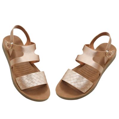 China Fashion Trend New Style Ladies China Made PU Upper Sandals Slippers Customized Casual Summer Sandals Women Sandals Wholesale for sale