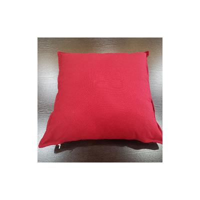 China Anti-static High Quality Soft Outdoor Multi Color Polyester Solid Square Cushion Cover for sale