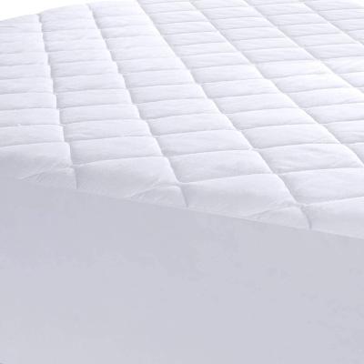 China Waterproof Soft Breathable Mattress Protector Quilted Fitted Mattress Pad for sale