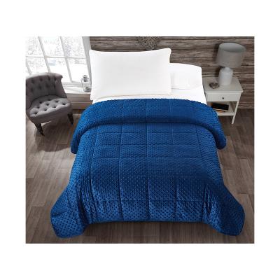 China Portable High Quality Polyester Fiber Gravity Sleep-promoting Weighted Blanket for sale