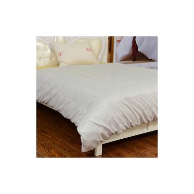 China Living Room Quality Home Textile Bed Sheet Breathable Wholesale Solid White Bed Sheet for sale