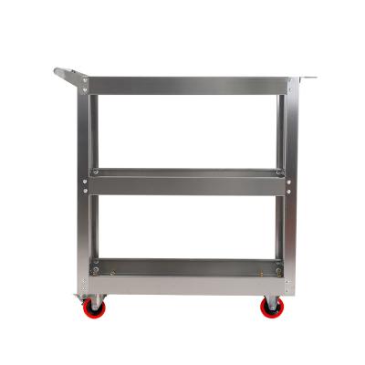 China 201 stainless steel mobile tool cart for car beauty mechanics tool cart for sale