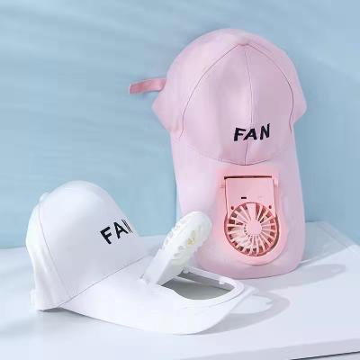 China Wholesale Latest Design Multi Color Fan Hat USB Charging Fan Sun Hat Fan Baseball Cap L01 for sale