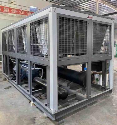 China Finned Copper Tube Air Cooled Chiller With PLC Controller Customized Power Supply for sale