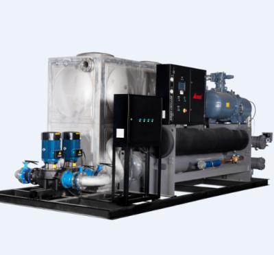 China 160HP Integrated Water Cooled Screw Type Chiller R22 Refrigerant、 zu verkaufen